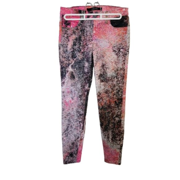 J Brand Super Skinny Slim Fit Supernova Multicolor Patterned Jeans 25 - Picture 2 of 14